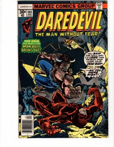 Daredevil #144 MAN-BULL MEANS MAYHEM! Bronze Marvel