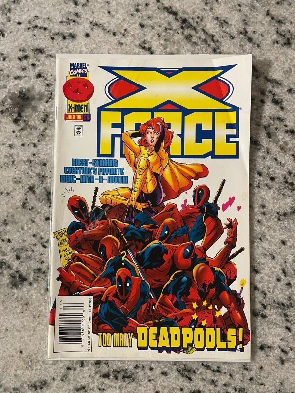 X-Force # 56 FN 1st Print Marvel Comic Book Nick Fury Avengers Hulk X-Men J901