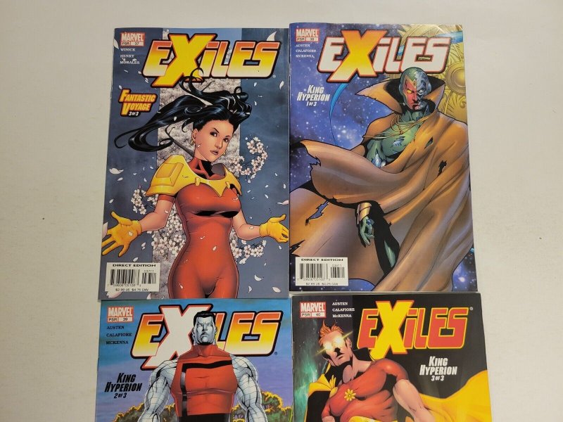 4 Exiles Marvel Comic Books #37 38 39 40 4 TJ16