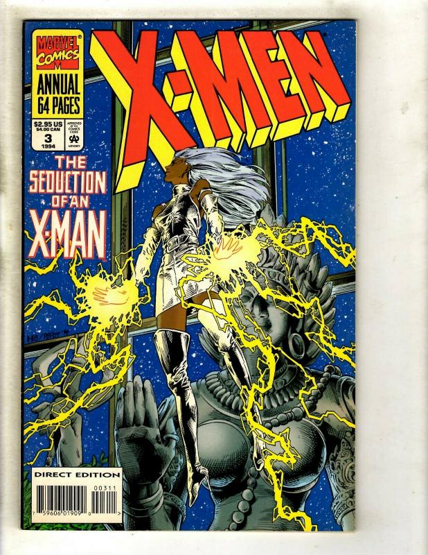 6 X-Men Marvel Comics # 33 34 41 46 Annual 3 '96 Wolverine Storm Rogue NP8