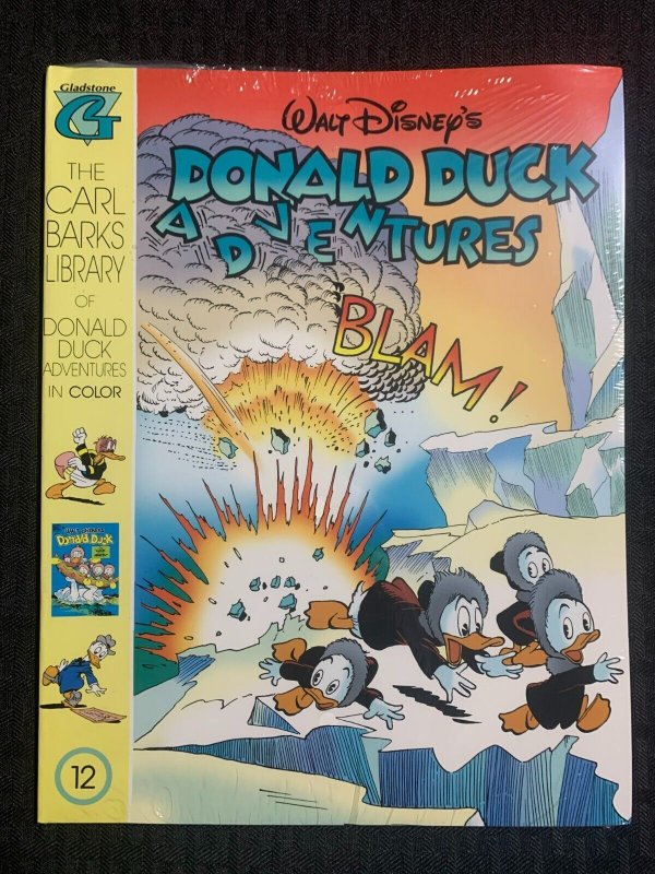 DONALD DUCK ADVENTURES Carl Barks Library #12 SC Gladstone SEALED w/ Card