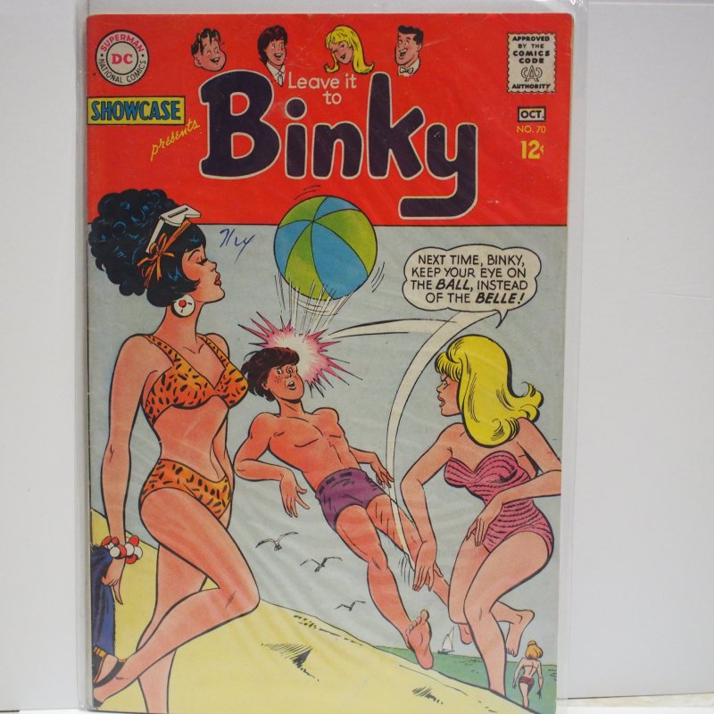 Showcase #70 (1967) VG/Fine. Leave It To Binky