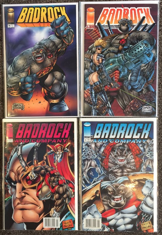 Image Comics Badrock Lot #1A 1B 3 and Company #1 Spawn Overtkill NM 