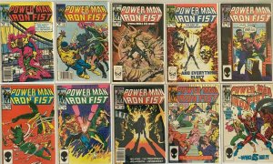 Powerman & iron fist comic from:#80-121 24 diff avg 7.0 range 6.0-8.0 (1982-86)