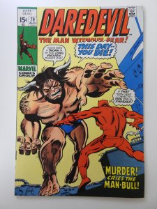 Daredevil #79 (1971) vs The Man-Bull! Sharp VF+ Condition!