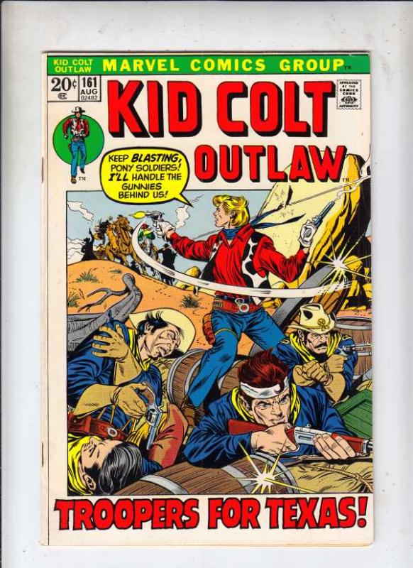 Kid Colt Outlaw #161 (Aug-72) FN/VF Mid-High-Grade Kid Colt