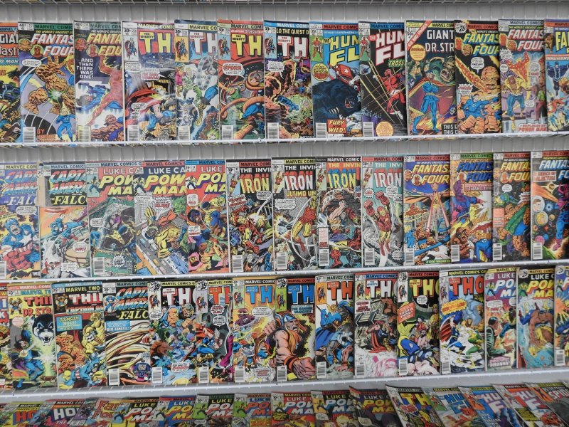 Huge Lot 190+ Low Grade Mostly Bronze Comics W/ Hulk, Thor, +More see desc