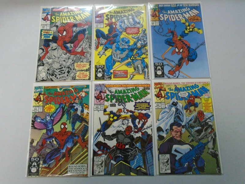 Amazing Spider-Man Comic Lot From #350-399 33 Different Average 8.0 VF (1991-95)