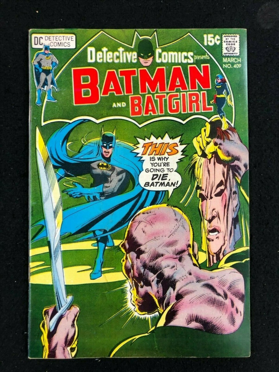 Detective Comics 1937 409 Vgfn 50 Batman Batgirl Neal Adams Comic Books Modern Age 0993