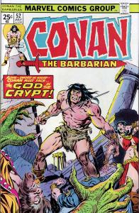 Conan the Barbarian #52 VF ; Marvel | God in the Crypt