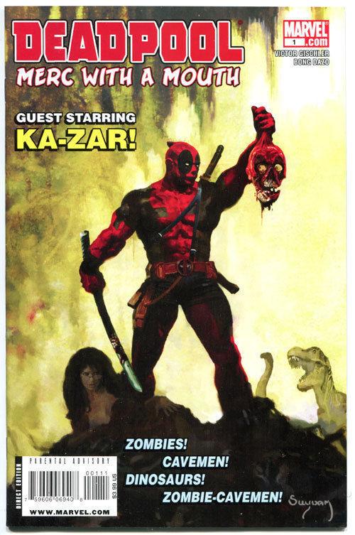 DEADPOOL Merc with a Mouth #1, VF, Suydam, Zombies, 2009, more Marvel in store