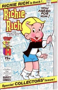 RICHIE RICH  (1960-1991) 219 VF-NM October 1986 COMICS BOOK