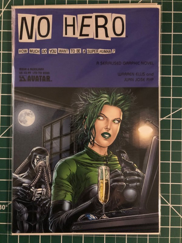 No Hero #0, 1, 2, 3, 4,5,6,7 (2008) Extra variants.  Homage variant covers