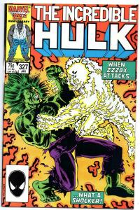 HULK #327, VF/NM, Incredible, Zzzax, 1968 1987, more Marvel in store