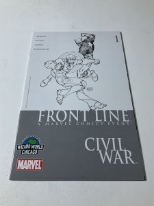 Civil War Front Line 1 Nm Near Mint Turner Wizard World Chicago Variant Marvel 