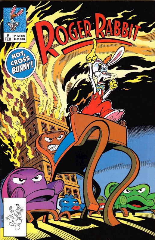 Disney Lot of 3 (+1). Mickey Mouse Adventure, Roger Rabbit (1991)