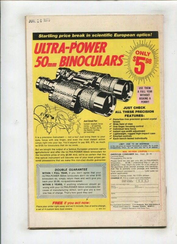 DAREDEVIL #126 (5.0) 1ST APP OF SECOND TORPEDO!! 1975