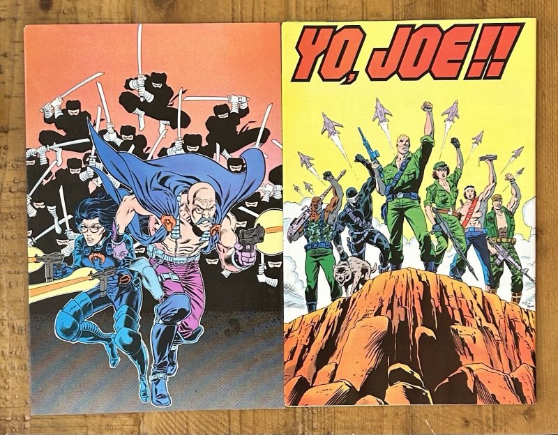 GI Joe Yearbook #3,4 NM Marvel Comics Lot Snake Eyes Storm Shadow