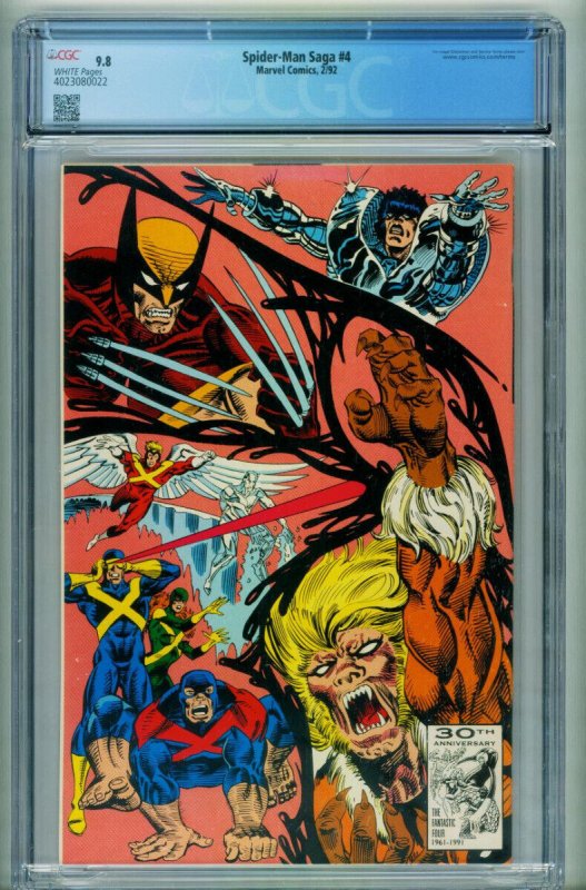 Spider-Man Saga #4 CGC 9.8--Venom--comic book--1991--4023080022