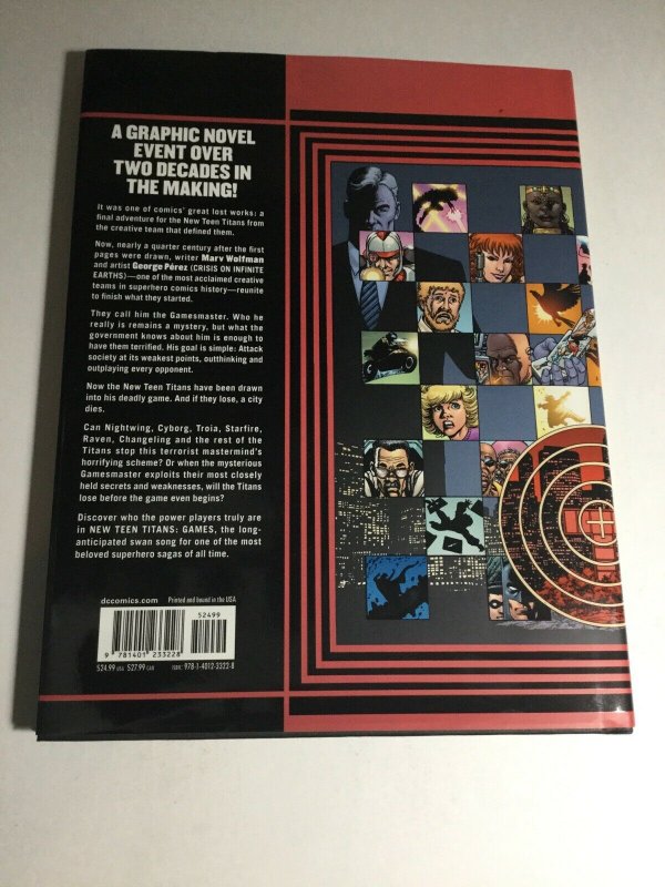 The New Teen Titans Games Graphic Novel Nm Near Mint Hardcover DC Comics