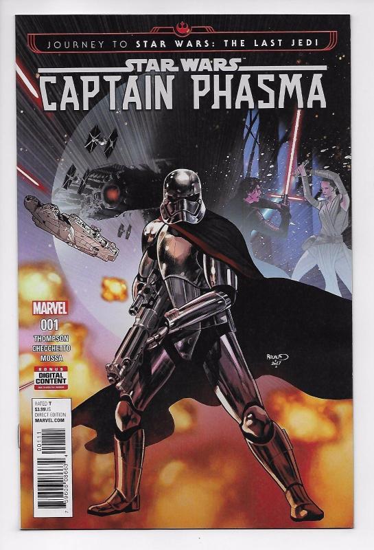 Journey To Star Wars Last Jedi Captain Phasma #1 (Marvel, 2017) NM