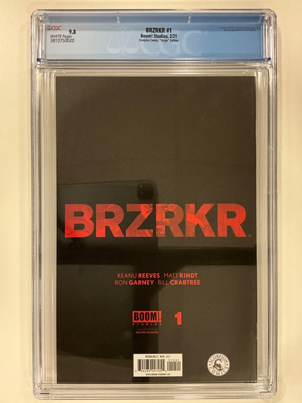 BRZRKR #1 (2021) Ngu Virgin  CGC 9.8