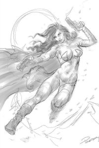 Dejah Thoris #6 1:50 Parrillo B&W Virgin Variant Dynamite 2020 EB103