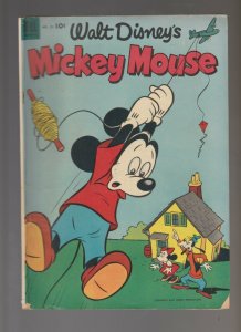 1953 Walt Disney's MICKEY MOUSE #31 G/VG 3.0 Dell Comics