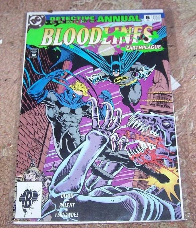 DETECTIVE COMICS ANNUAL # 6 1993  BATMAN AZAREAL EARTH PLAGUE ROBIN 