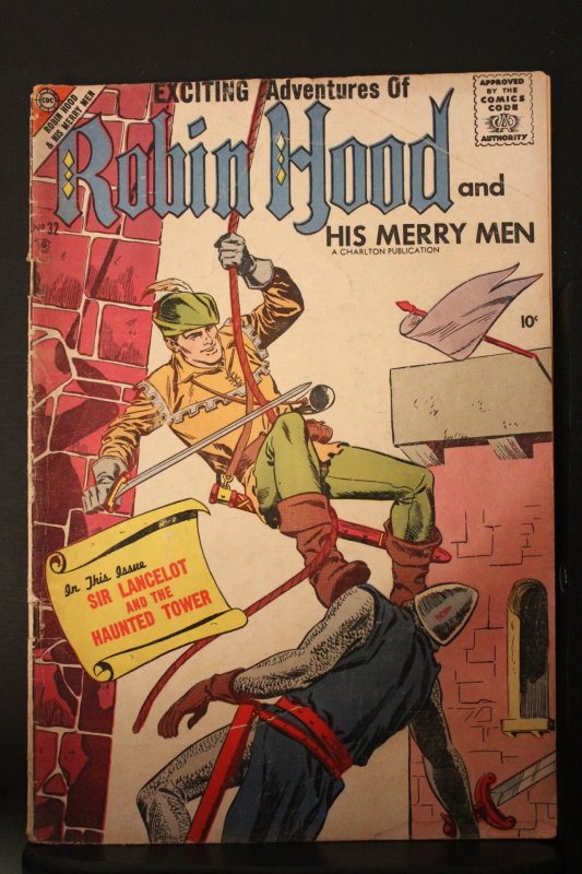 Robin Hood and His Merry Men #32 (1957) VG Sherwood Forest Key!