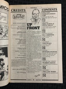 1984 COMICS INTERVIEW #8 FVF 7.0 Nexus / Zippy the Pinhead / World's Finest #300