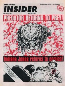 Dark Horse Insider #20 VF/NM ; Dark Horse | Predator