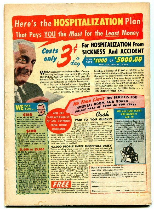 AIRBOY COMICS V.7 #9 HILLMAN PUBLICATIONS ROBOT STORY VG 