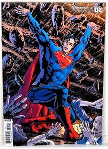 SUPERMAN #21 Bryan Hitch Variant Cover vs Mongul DC Comics DCU