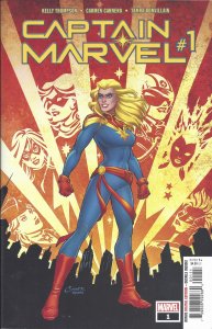 Captain Marvel #1 (Mar 2019) - w/ Spider-Woman, Iron Man, Thor, Captain America