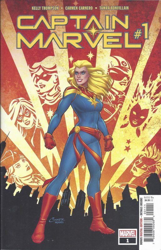 Captain Marvel #1 (Mar 2019) - w/ Spider-Woman, Iron Man, Thor, Captain America