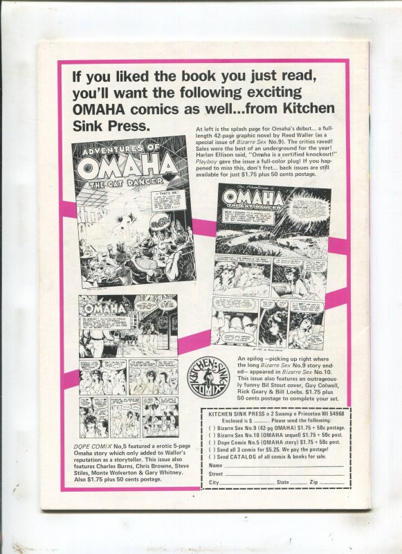 Omaha the Cat Dancer 2PC LOT #1-2 - SteelDragon Press / 1st Print (8.5/9.0) 1984