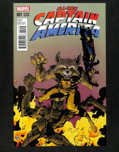 All-New Captain America #1 Groot Rocket Racoon Variant