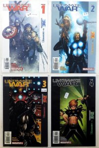 Ultimate War Lot of 4 #1, 2, 3, 4 2003 Marvel Ultimate X-Men 1st Print Comics