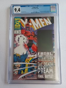 X-Men #25 Gambit Foil - Magneto - Fatal Attraction - 1993 - CGC 9.4
