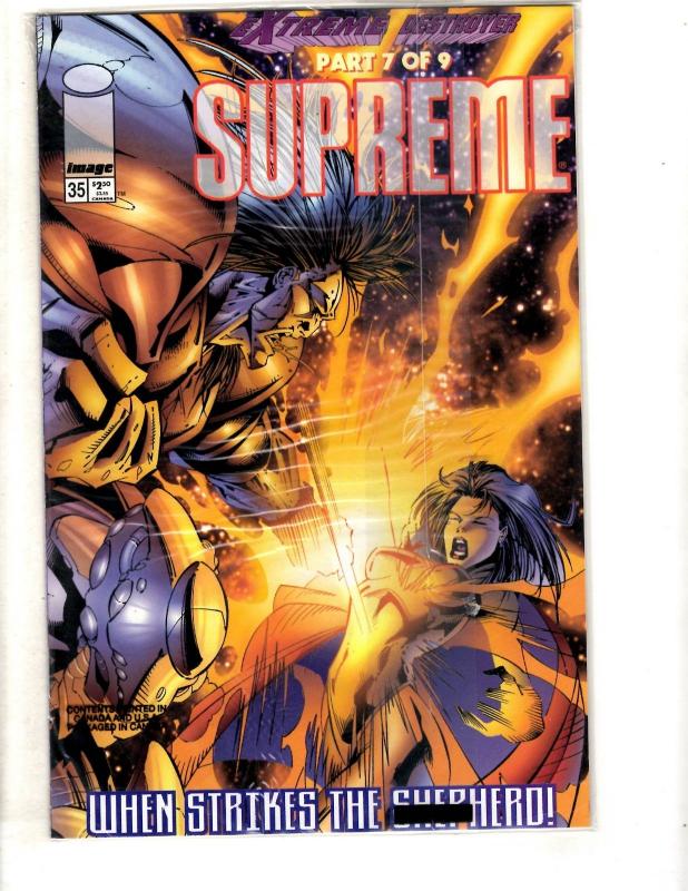 10 Supreme Image Comics # 31 32 33 34 35 0 37 38 + Annual 1 + Glory Days 1 CR30