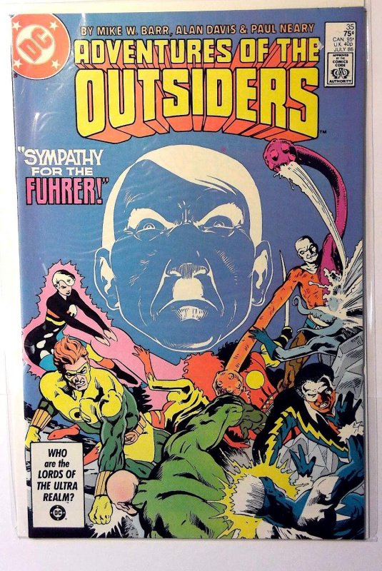 Adventures of the Outsiders #35 (1986) DC Comics The Outsiders 1st Print Comic