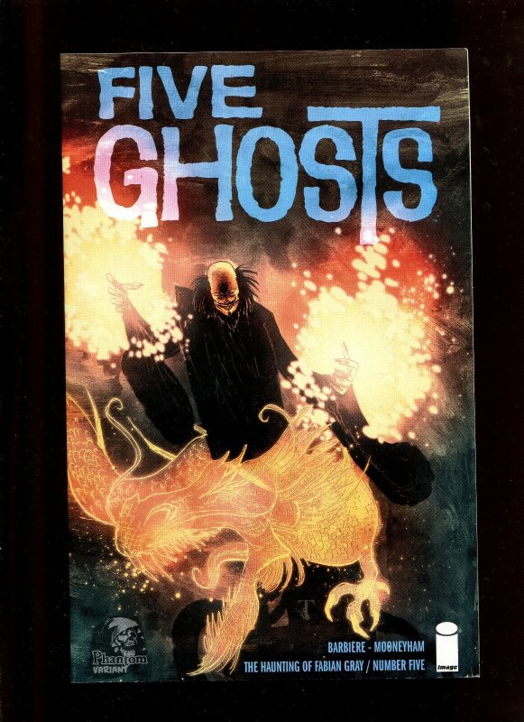 FIVE GHOST PHANTOM#1-5 (9.2) VARIANTS, #1 SIGNED BY BARBARRET+MONEYHAM!! 2013