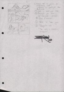 Pencil Page Layout & Panel Breakdown Notes - Signed Art By Barry Kitson - 2023