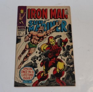 Iron Man and Sub-Mariner #1 Predates 1st Issues Marvel Silver Age Comnic