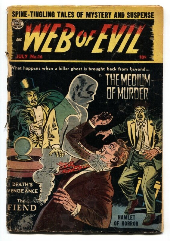 Web of Evil #16 1954- Pre code Horror Golden Age G 