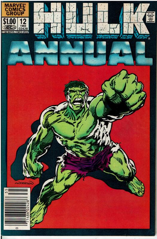 Hulk Annual #12, VF or Better