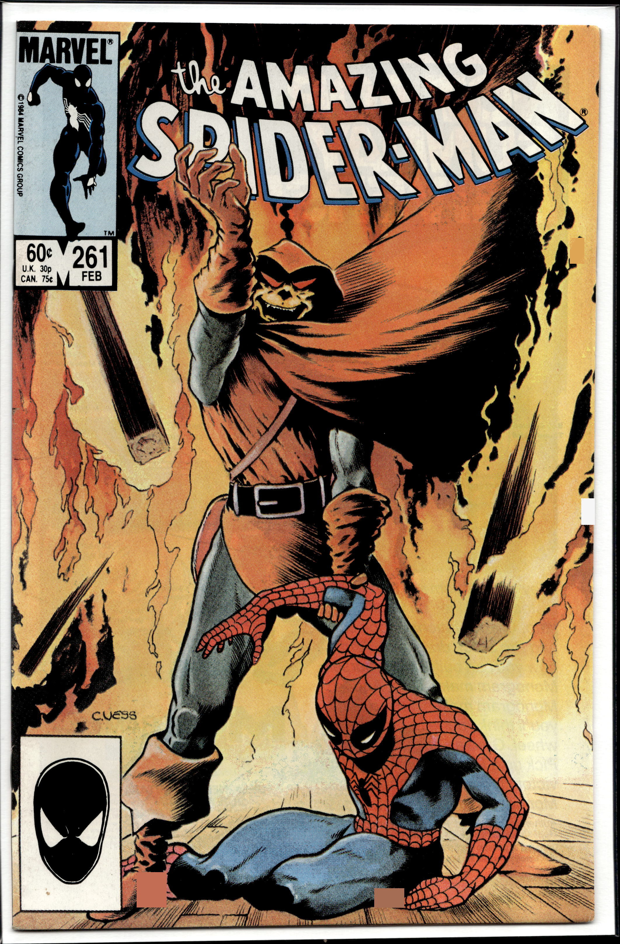 The Amazing SpiderMan 261 (1985) SpiderMan Comic Books Copper