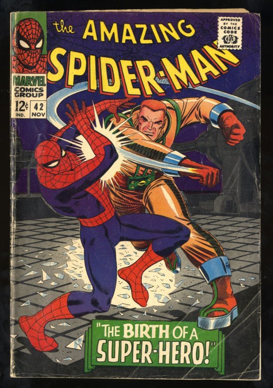 Amazing Spider-Man #42 GD/VG 3.0 1st Mary Jane Watson! Marvel Comics Spiderman