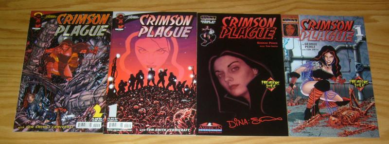 Crimson Plague #1-2 VF/NM complete series + original one-shot + variant - perez